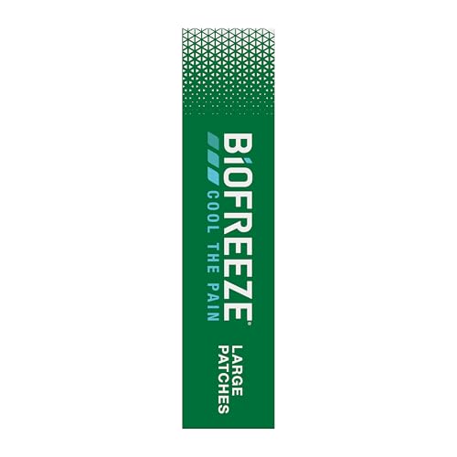 Biofreeze Menthol Pain Relieving Patches (5 Patches Per Box) Up To 8 Hours Of Pain Relief From Sore Muscles, Arthritis, Backaches, Spains, Bruises, Strains And Joint Pain (Package May Vary) Biofreeze buy supplements canada