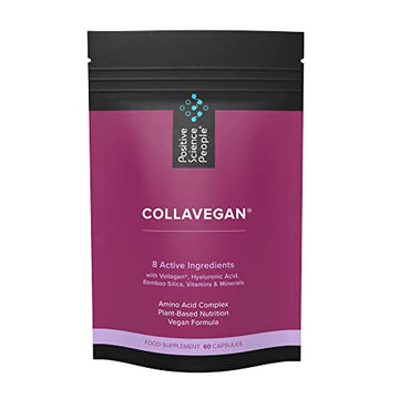 Unique Vegan Collagen Supplement with 18 Amino Acids, Hyaluronic Acid, Bamboo Silica, Biotin, Vitamins Positive Science People buy supplements canada