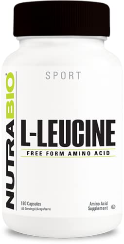 NutraBio 100% Pure L-Leucine - Muscle Recovery and Support - Naturally Fermented Free NutraBio buy supplements canada