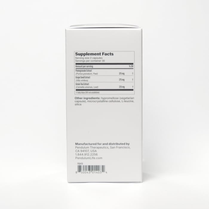 Pendulum Polyphenol Booster, Antioxidant from Superfoods, Beneficial Plant Compounds for Good Health, Helps Boost Akkermansia Muciniphila for Men & Women (60 Capsules, 1-Pack) Pendulum buy supplements canada