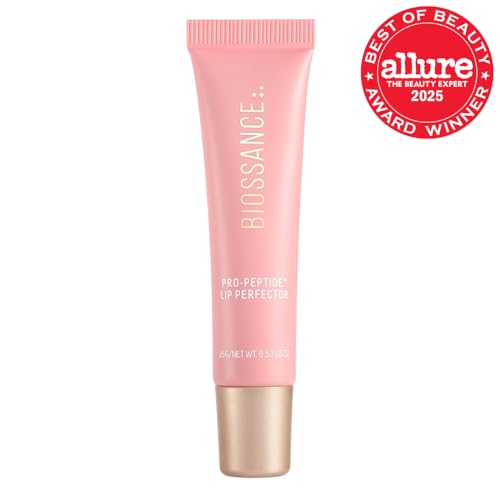 Biossance Pro-Peptide Lip Perfector – Triple-Treat Vegan Lip Balm – Deeply Hydrating with Pro-Peptides & Hyaluronic Acid – Enhances Natural Lip Color – Silky, Glossy Finish in Blush Quartz, Pink BIOSSANCE buy supplements canada