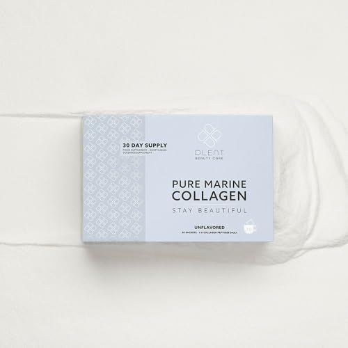 Plent Pure Marine Collagen Unflavoured - Stay Beautiful - 5G Collagen Peptides Daily - 30 Sachets Plent buy supplements canada