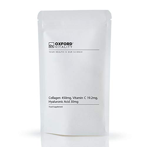 Collagen 450mg, Vitamin C 19.2mg, Hyaluronic Acid 30mg Capsules | Bones & Skin Ov OXFORD VITALITY buy supplements canada