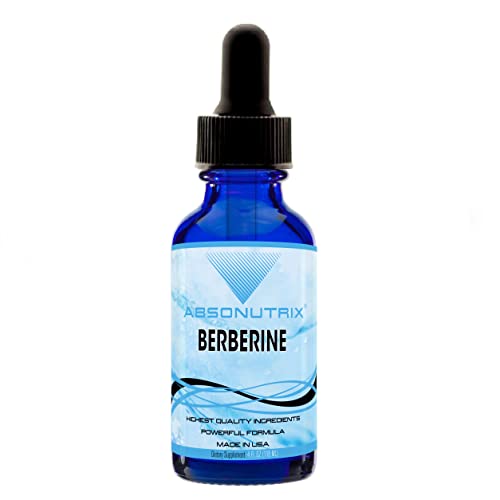 Absonutrix Berberine Supplement 600 mg, 4 Fl Oz Large Bottle, Healthy Weight Loss Support Absonutrix buy supplements canada