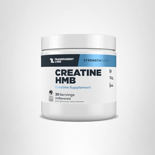 Transparent Labs Creatine HMB - Creatine Monohydrate Powder with HMB for Muscle Growth, Increased Strength, Enhanced Energy Output Transparent Labs buy supplements canada