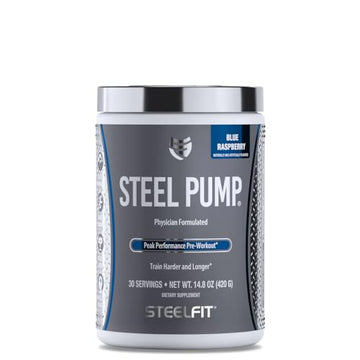 SteelFit Steel Pump - Advanced Pre-Workout Powder Drink - 30 Servings - Peak Performance SteelFit buy supplements canada
