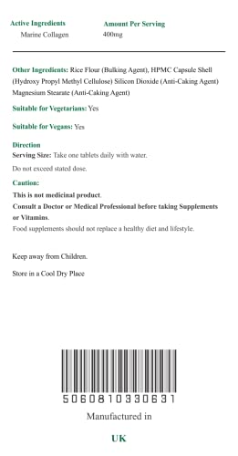 NATURE'S VITALITY'S Marine Collagen Capsules 400mg 60 Capsules 2 NATURE'S VITALITY'S buy supplements canada