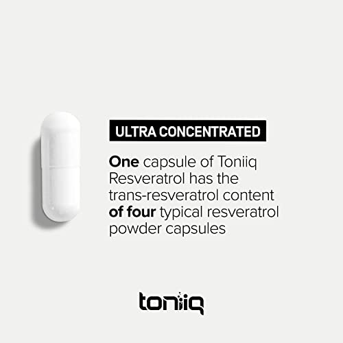 Ultra High Potency Third-Party Tested Trans Resveratrol 1000mg - 98% Pure Toniiq buy supplements canada