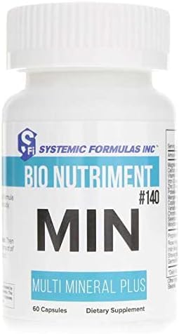 Systemic Formulas MIN Multi Mineral Plus - 60 Capsules (Pack of 2) Comprehensive Mineral Support for Wellness - Balanced Blend, Essential Nutrients Generic buy supplements canada