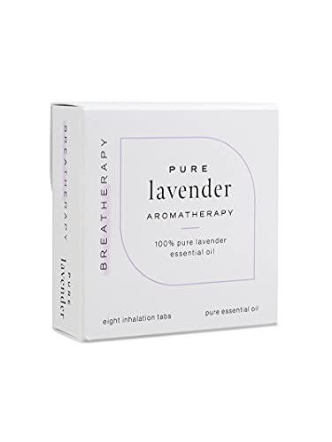 Breatherapy Pure Essential Oil Aromatherapy Inhalation Tabs, 8-Pack (Lavender) Breatherapy buy supplements canada