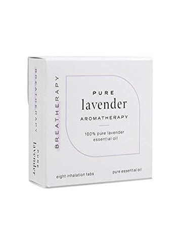 Breatherapy Pure Essential Oil Aromatherapy Inhalation Tabs, 8-Pack (Lavender) Breatherapy buy supplements canada