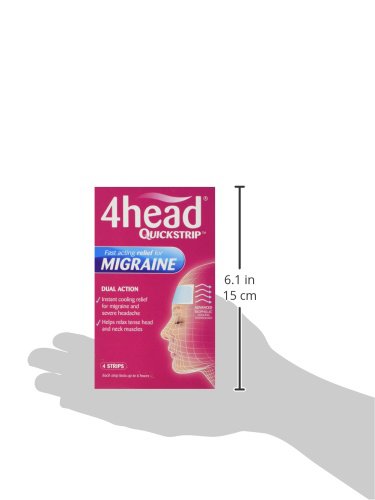 4Head Quickstrip Headache and Migraine Relief Strips - Pack of 4 4 Head buy supplements canada