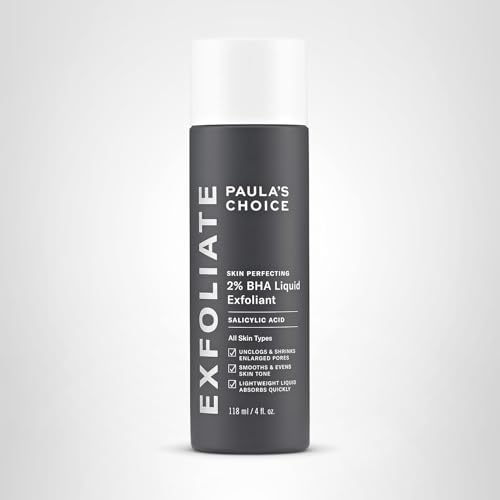 Paulas Choice--SKIN PERFECTING 2% BHA Liquid Salicylic Acid Exfoliant--Facial Exfoliant for Blackheads, Enlarged Pores, Wrinkles & Fine Lines, 4 oz Bottle Paula's Choice buy supplements canada