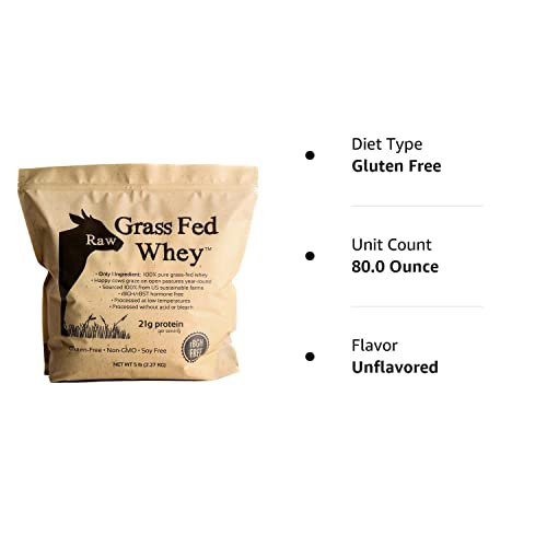 100% Raw Grass Fed Whey - Happy Healthy Cows, COLD PROCESSED Undenatured Raw Organic Whey buy supplements canada