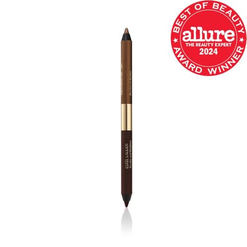Estée Lauder Smoke and Brighten Long-Lasting Waterproof Kajal Eyeliner Pencil Duo, 0.03 Ounce, Dark Chocoloate/Rich Bronze Estée Lauder buy supplements canada