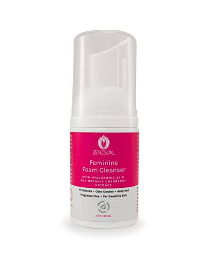 ZENZSUAL Feminine Foam Cleanser with Hyaluronic Acid and Organic Cranberry Extract – PH Balance ZENZSUAL buy supplements canada