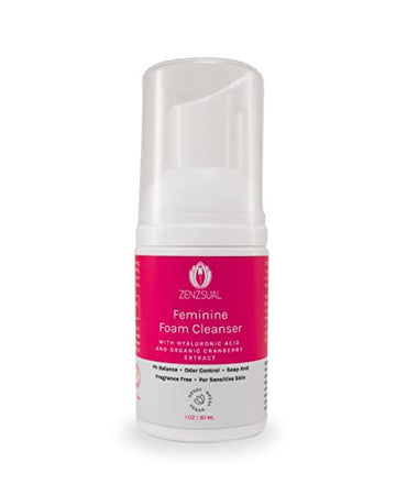 ZENZSUAL Feminine Foam Cleanser with Hyaluronic Acid and Organic Cranberry Extract – PH Balance ZENZSUAL buy supplements canada
