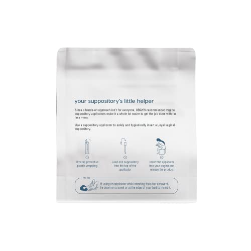 Loyal The Helper Vaginal Suppository Applicators | Efficient | Compact | Comfortable | Fits Most Brands, Pills Loyal buy supplements canada