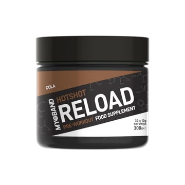 MYOBAND Hotshot Reload Pre-Workout Protein Powder Food Supplement 300g - Cola Kube MYOBAND buy supplements canada