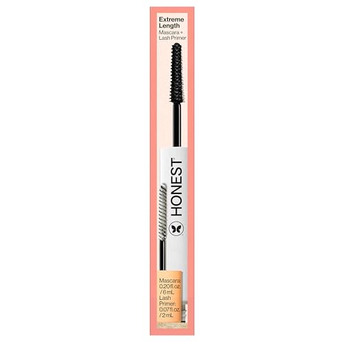 Honest Beauty 2-in-1 Extreme Length Clean Mascara + Lash Primer | Lengthening + Volumizing | Cruelty Free + Safe for Sensitive Eyes | Black, .27 fl oz Honest Beauty buy supplements canada