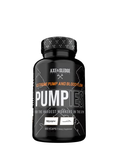Axe & Sledge Supplements PUMPIES Nitric Oxide Booster with VasoDrive-AP and Nitrosigin Axe & Sledge buy supplements canada