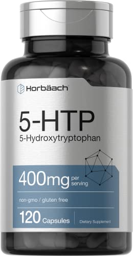 5HTP 400mg | 120 Capsules | 5-HTP Extra Strength Supplement | Non-GMO, Gluten Free Horbäach buy supplements canada