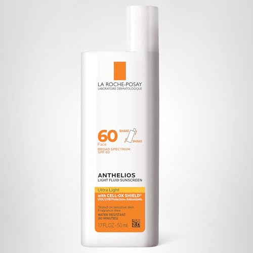 La Roche-Posay Anthelios Light Fluid Facial Sunscreen SPF 60, Lightweight Sunscreen For Face, Fluid Texture, Broad Spectrum SPF + Antioxidants La Roche-Posay buy supplements canada