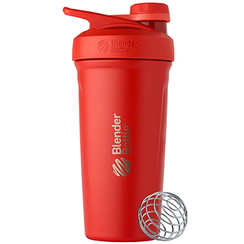 BlenderBottle Strada Twist Cap Shaker Cup Insulated Stainless Steel Water Bottle with Wire BlenderBottle buy supplements canada