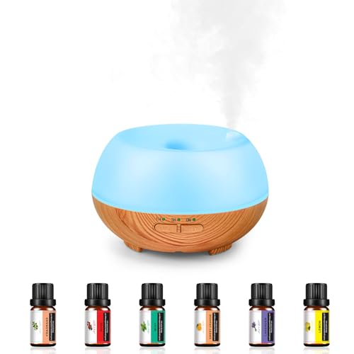 Aromatherapy Essential Oil Diffuser: Cool Mist Aroma Diffuser for Home - Colorful Light Create Ambience Grevol buy supplements canada