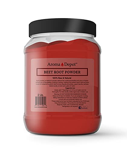 Beet Root Powder 2 lb. by Aroma Depot Raw & Non-GMO I Vegan & Gluten Free I Nitric Oxide Aroma Depot buy supplements canada