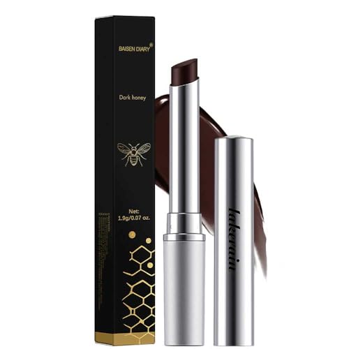Honey Lipstick Tinted Lip Balm - Sheer Hydrating Lipstick for All Skin Tones - Moisturizing Lip Color, Nourishing Lip Balm with a Hint of Natural Black Cherry Tint BAISEN DIARY buy supplements canada