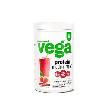 Vega Protein Made Simple Protein Powder, Strawberry Banana - Stevia Free, Vegan Vega buy supplements canada