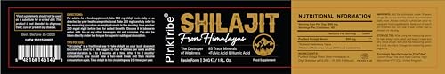 Shilajit Resin, Original Himalayan Shilajit 30g - Gold Grade 100% Pure, Rich in Fulvic P!nkTribe buy supplements canada