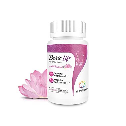 NutraBlast Boric Acid Vaginal Suppositories - 100% Pure Made in USA NutraBlast buy supplements canada