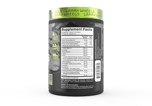 Larry Wheels' Pre Workout - Energy Drink Powder - Pre Workout Powder for Men & Women PR Sciences buy supplements canada