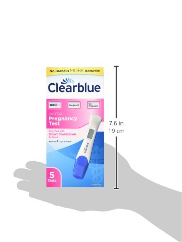 Clearblue Digital Pregnancy Test with Smart Countdown, Multi, 5 count Clearblue buy supplements canada