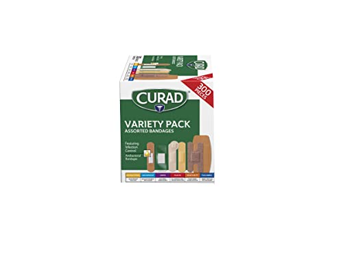 Curad Assorted Bandages Variety Pack 300 Pieces, Including Antibacterial Curad buy supplements canada