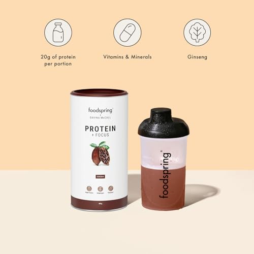 foodspring x Davina McCall – Focus Protein Powder Shake for Your Daily Protein, Vitamin & Mineral Needs foodspring buy supplements canada