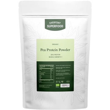 Everyday Superfood Organic Pea Protein Powder 1.8kg, 80% Protein, Unflavoured, Vegan & Kosher Everyday Superfood buy supplements canada