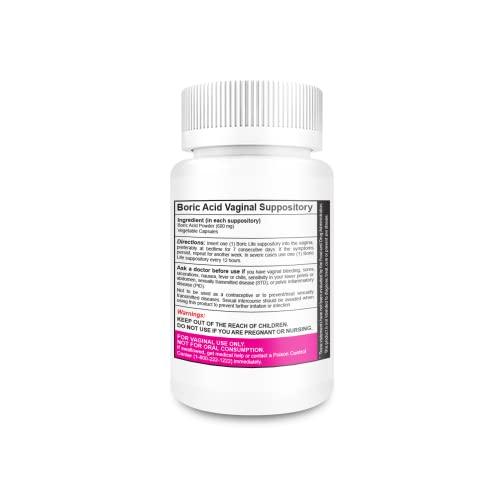 NutraBlast Boric Acid Vaginal Suppositories - 100% Pure Made in USA NutraBlast buy supplements canada