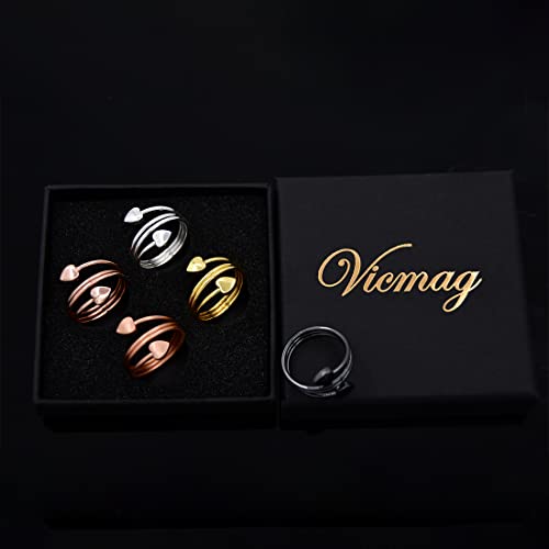 Vicmag Copper Magnetic Ring for Women, Lymphatic Drainage Ring Ladies Fingers Vicmag buy supplements canada