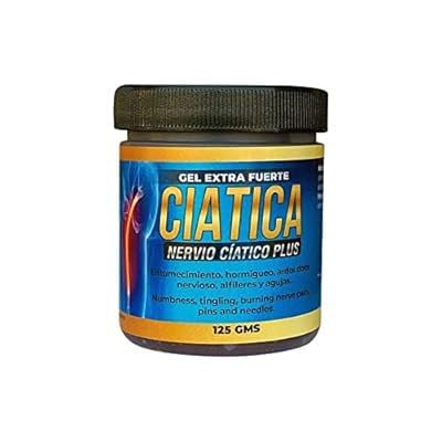 Set con Suplemento Ciatico Tratamiento Nervio Plus 60 Capsulas + Gel Extra Fuerte Ciatica 250 grs. Natural de Mexico/Entumecimiento, Hormigueo, Ardor, Dolor Nervioso, Alfileres o Agujas. (2) Generic buy supplements canada