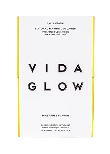 Vida Glow Marine Collagen Powder Sachets Pineapple Vida Glow buy supplements canada