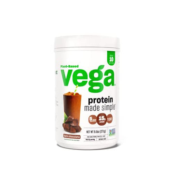 Vega Protein Made Simple, Dark Chocolate - Stevia Free Vegan Protein Powder Vega buy supplements canada