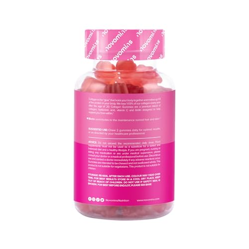 Novomins Collagen Gummies - Marine Collagen Gummies - Superior Type 1 Hydrolysed Collagen novomins buy supplements canada