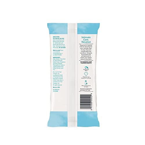 Summer's Eve Fragrance Free Gentle Daily Feminine Wipes, Removes Odor, pH balanced, 32 Count, 4 Pack Summer's Eve buy supplements canada