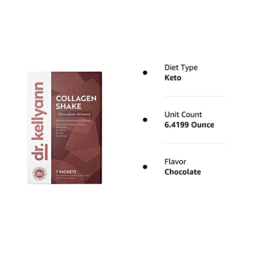 Dr. Kellyann Keto Chocolate Almond Shakes - 100% Grass Fed Collagen Protein by Bone Dr. Kellyann buy supplements canada