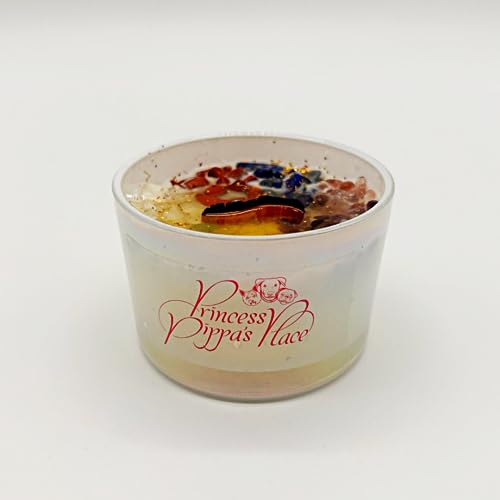 Princess Pippa's Place Healing Candles with Crystals Inside- Natural Soy Wax 7 Stones Crystal Candle Jar Msupps.com buy supplements canada