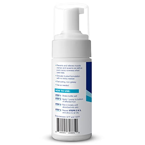 Theraworx Fast-Acting Foam for Foot Cramp Relief with Magnesium Sulfate - 3.4 Fl Oz - 1 Count Theraworx buy supplements canada