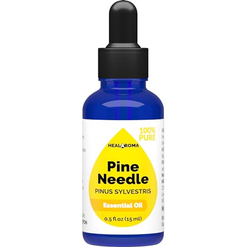 Pine Needle Essential Oil 15 ml - 0.5 oz - Pure & Natural - with Pipette Dropper MONOHERB buy supplements canada